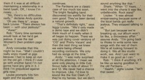 4 hoja entrevista en Sounds con The Partisans, en septiembre de 1982