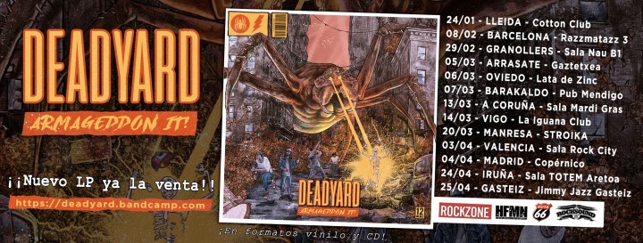 Próximos conciertos de Deadyard en 2020