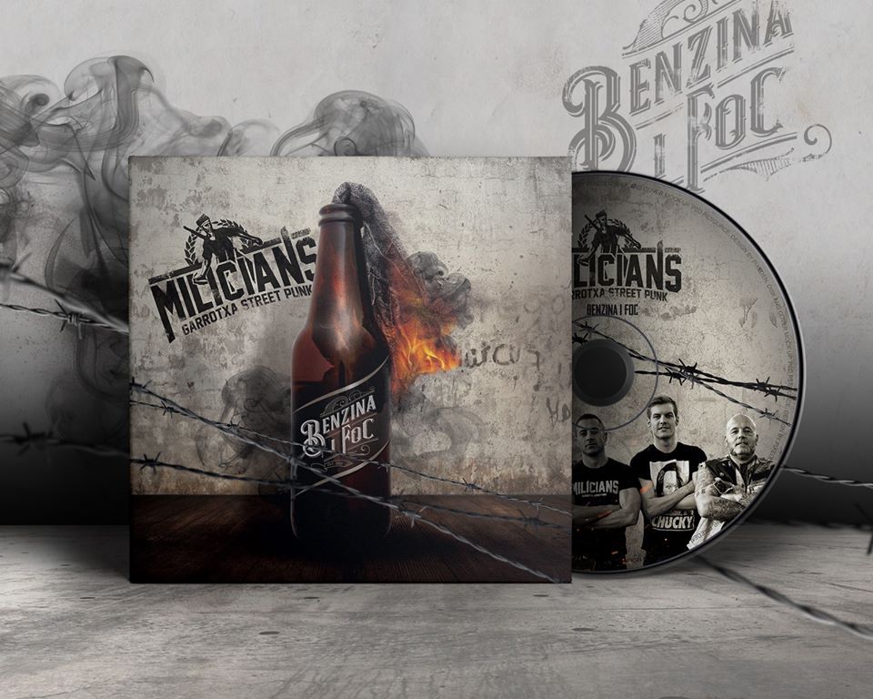 EP 'Benzina i foc' (2020) de Milícians (street punk)