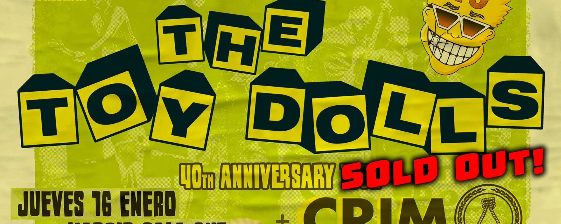 Crónica del concierto de The Toy Dolls y CRIM @ sala But, Madrid, el jueves 16 de enero de 2020