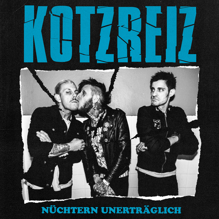 Portada del nuevo disco de Kotzreiz: 'Nüchtern unerträglich' (2020)