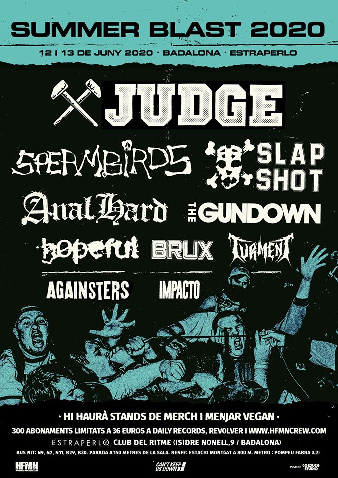 Cartel Summer Blast 2020 @ Estraperlo Club, Badalona, 12 y 13 de junio de 2020