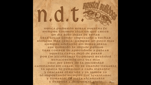 Bristol Bulldogs: "N.D.T.", avance de su nuevo disco en 2020