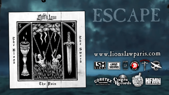 Lion's Law: "Escape", new Song from the album 'The Pain the Blood and the Sword' (2020) / "Escape" de Lion's Law, canción de su disco 'The Pain the Blood and the Sword'