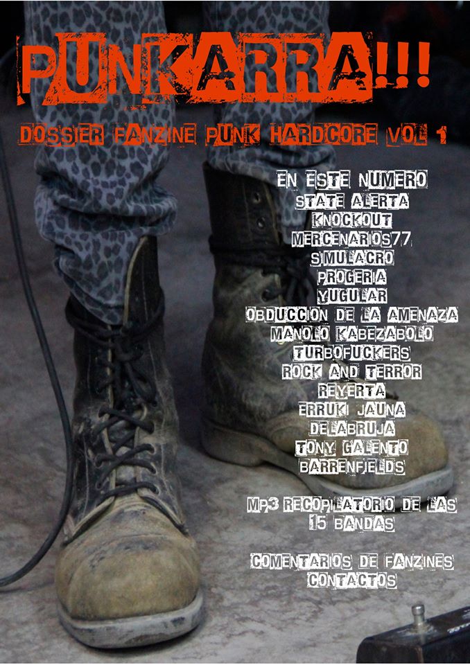Portada nº1 de Punkarra!!!: Dossier Punk Hardcore (marzo 2020)