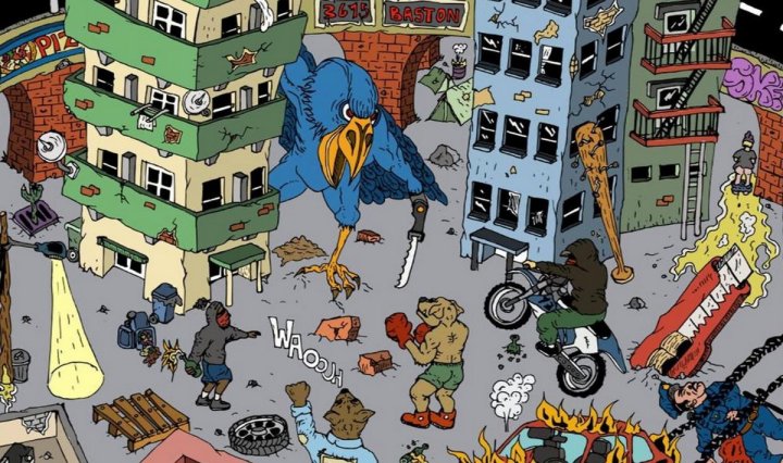 Portada de 'Degats' de Zone Infinie