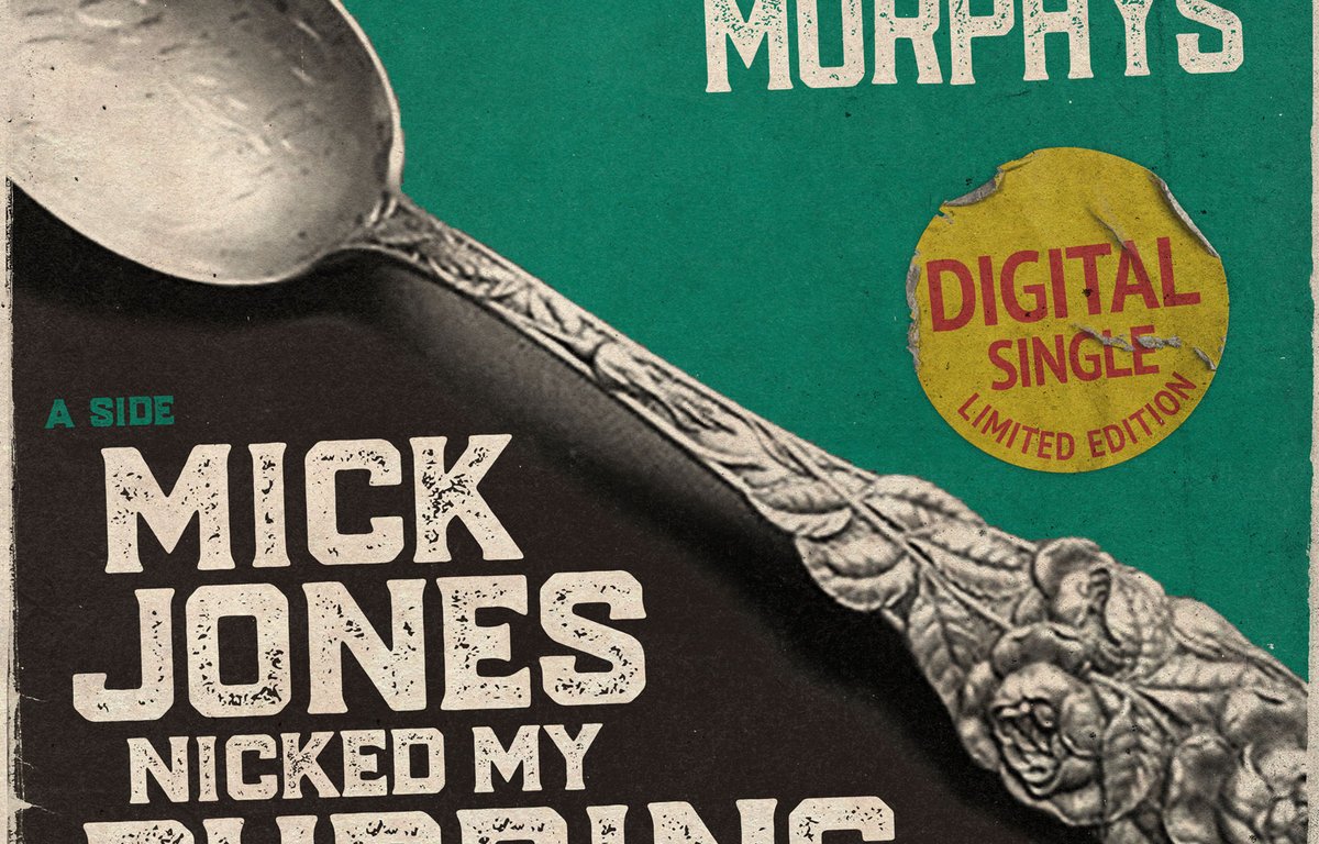 Portada del single digital de Dropkick Murphys: Mick Jones Nicked My Pudding / James Connolly