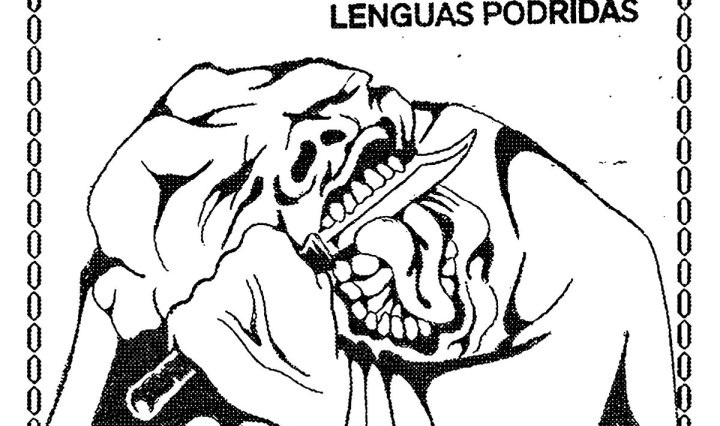Portada del disco 'Lenguas Podridas' de Cadenaxo (2020)