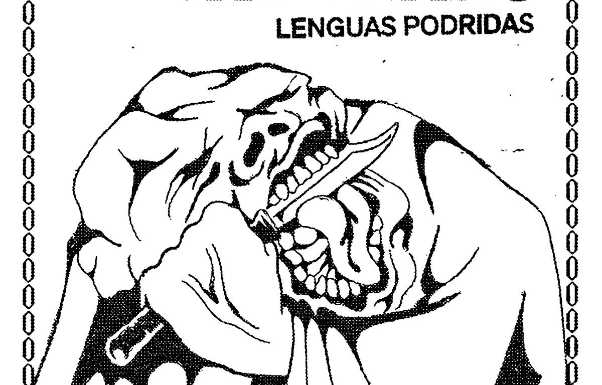 Portada del disco 'Lenguas Podridas' de Cadenaxo (2020)