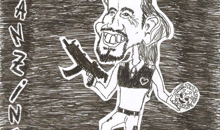 Portada del número #1 del fanzine Caos En La Moncloa (Junio, 2020)