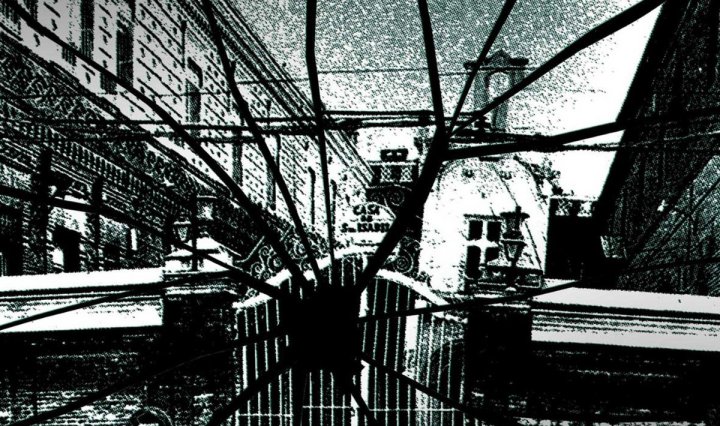 Portada del 7" 'La locura acecha' de Tensión, que edita Tough Ain't Enough (julio, 2020)