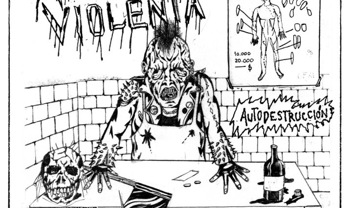 Portada de 'Autodestrucción' de Reacción Violenta (2020)