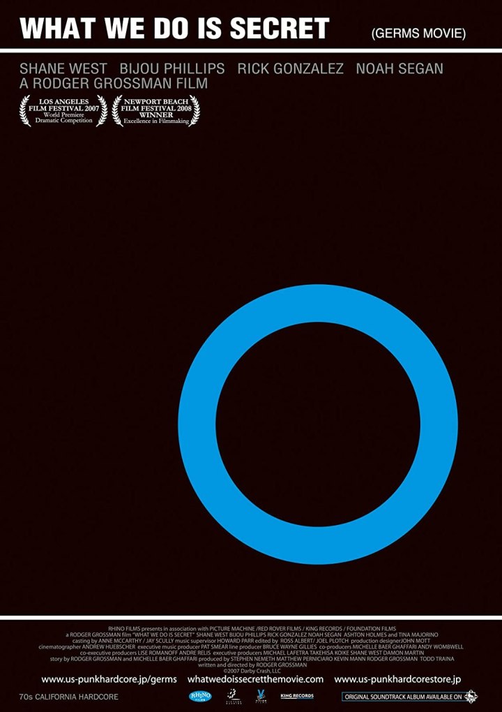 Cartel del biopic sobre Darby Crash y The Germs: What We Do Is Secret (2007)
