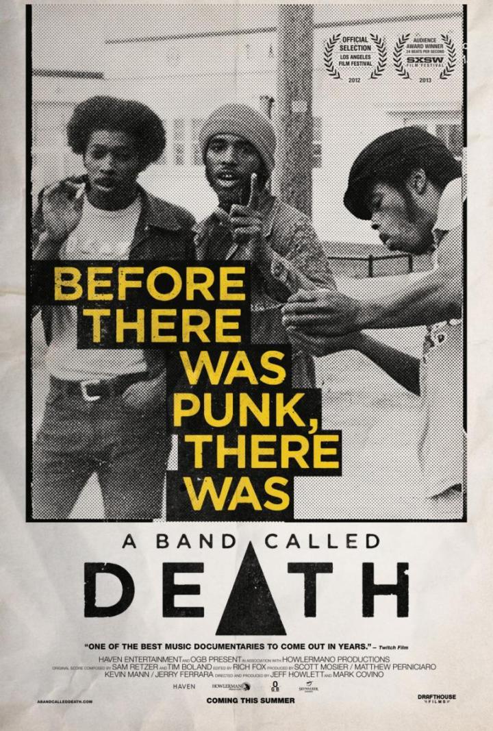 Cartel del documental 'A Band Called Death' (2012) en versión original en inglés con subtítulos en castellano