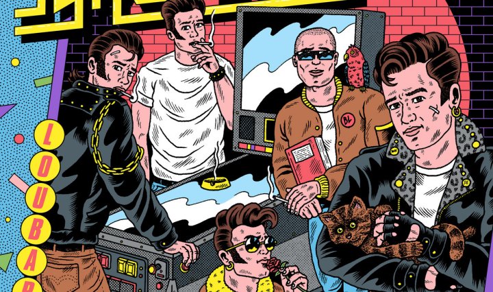 Portada del 7" 'Loubard sensibles' de Syndrome 81