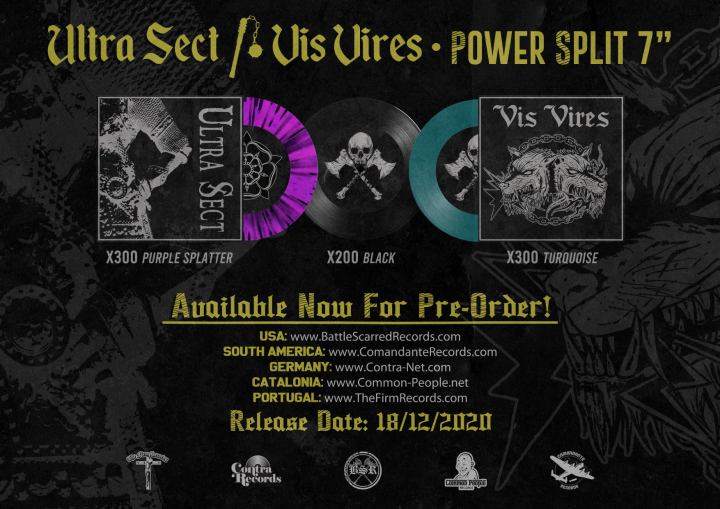 Split entre Vis Vires y Ultra Sect (Diciembre, 2020)