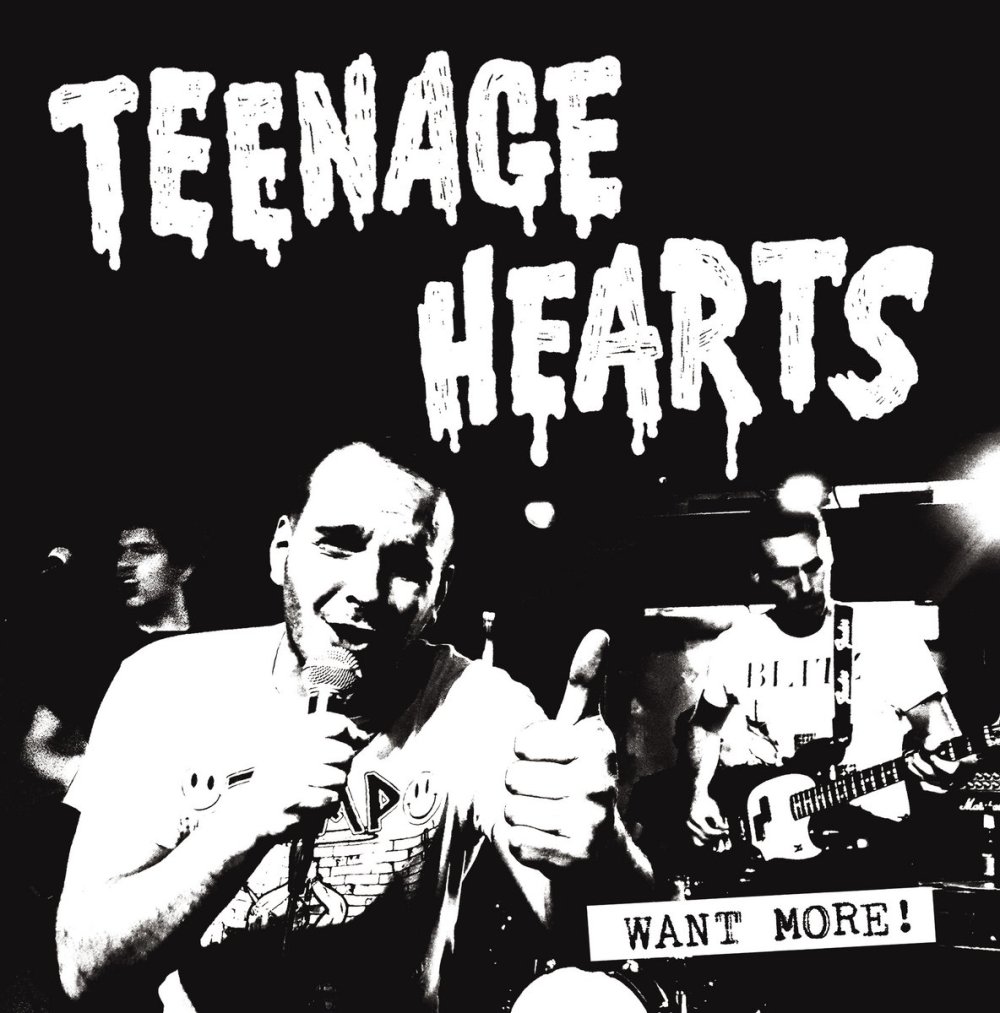 Portada del disco 'Want More' de Teenage Hearts, que edita Tough Ain't Enough Records (2021)