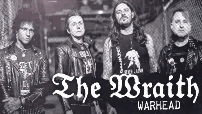 Vídeo con letra de la versión de "Warhead" de UK Subs que han realizado The Wraith