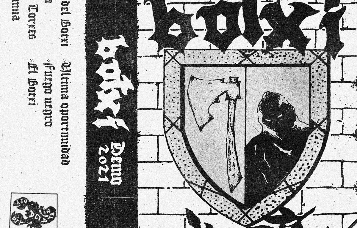 Portada de 'Demo 2021' de Botxí, editada en cassette por Mata La Música y La Plaga DIY (2021)