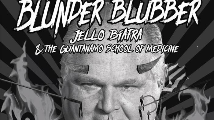 Jello Biafra and GSM Drops Long Unreleased Gem, “Blunder Blubber” To Celebrate Rush Limbaugh’s Death.