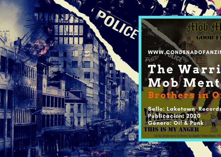 Reseña de 'Brothers In Oi!' 7" compartido entre The Warriors y Mob Mentality, editado en 2020 por Laketown Records, 8 Up Records y Clockwork Punk
