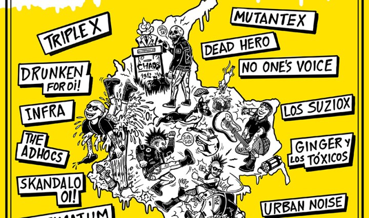 Portada de la compilación 'Chaos In Colombia' (2021)