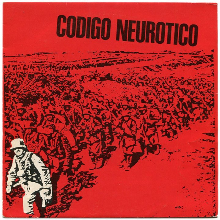Portada del primer EP de Código Neurótico, editado originalmente en 1983 y reeditado en 2021 por Discos Enfermos
