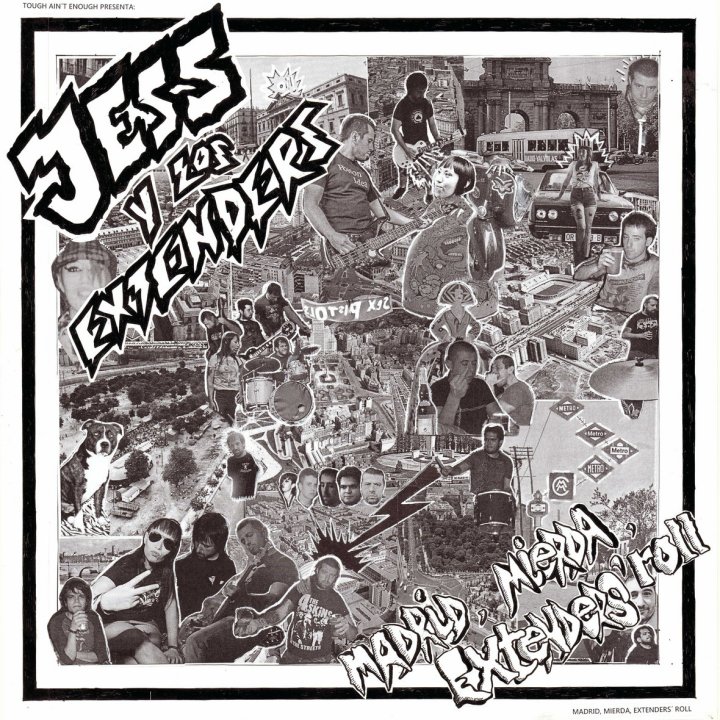 Portada del disco 'Madrid, Mierda, Extender's Roll' de Jess Y Los Extenders, publicado en marzo de 2021 por Tough Ain't Enough Records