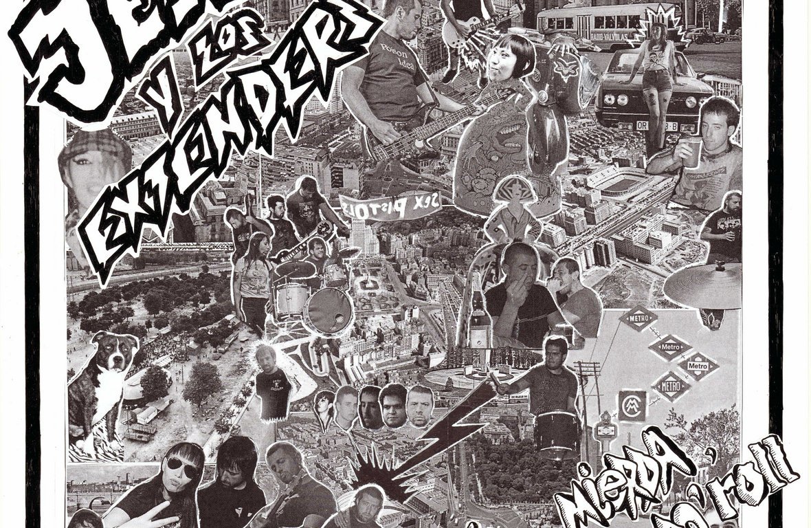 Portada del disco 'Madrid, Mierda, Extender's Roll' de Jess Y Los Extenders, publicado en marzo de 2021 por Tough Ain't Enough Records