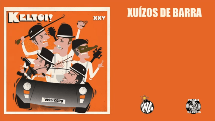Canción "Xuízos de barra", incluida en el 7" 'XXV' de Keltoi!