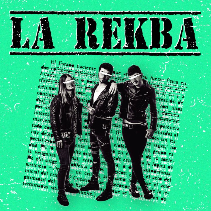 Portada del primer Ep de cuatro canciones de La Rekba, banda punk rock procedente de Antiguo y Zubieta (2021)