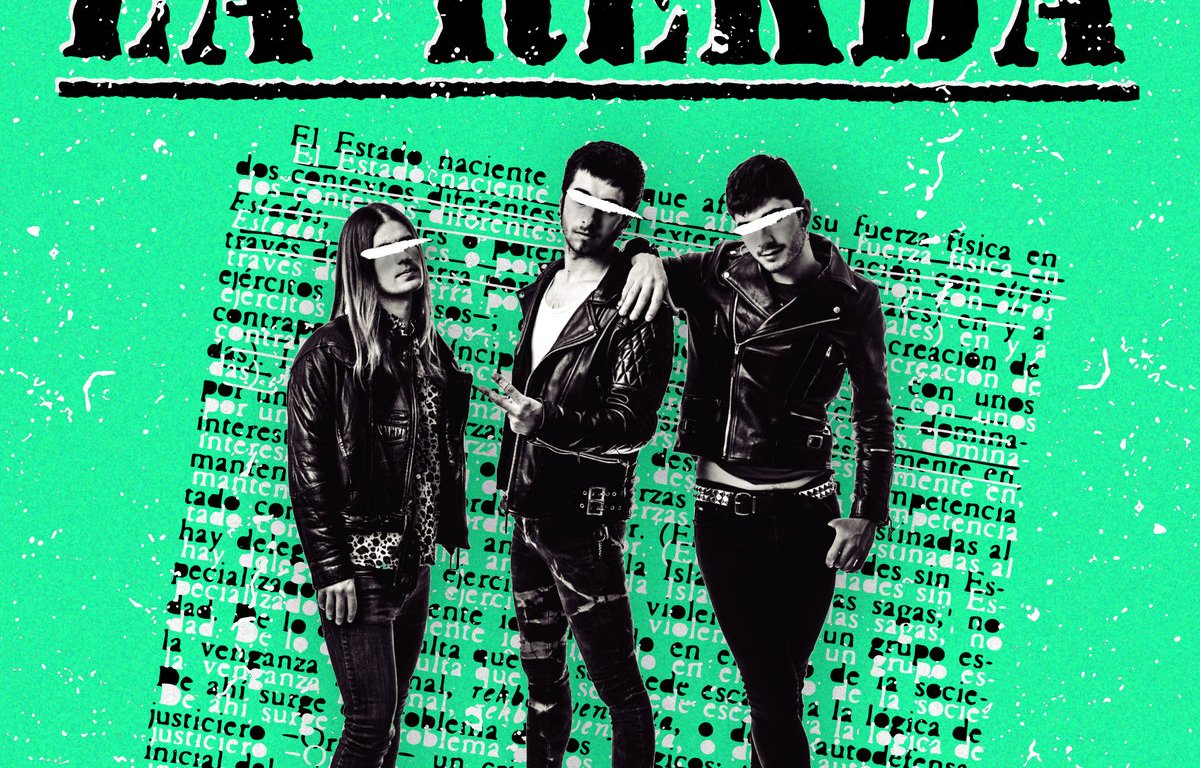 Portada del primer Ep de cuatro canciones de La Rekba, banda punk rock procedente de Antiguo y Zubieta (2021)