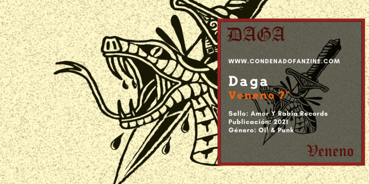 Daga: ‘Veneno’ [Amor y Rabia Records, 2020]