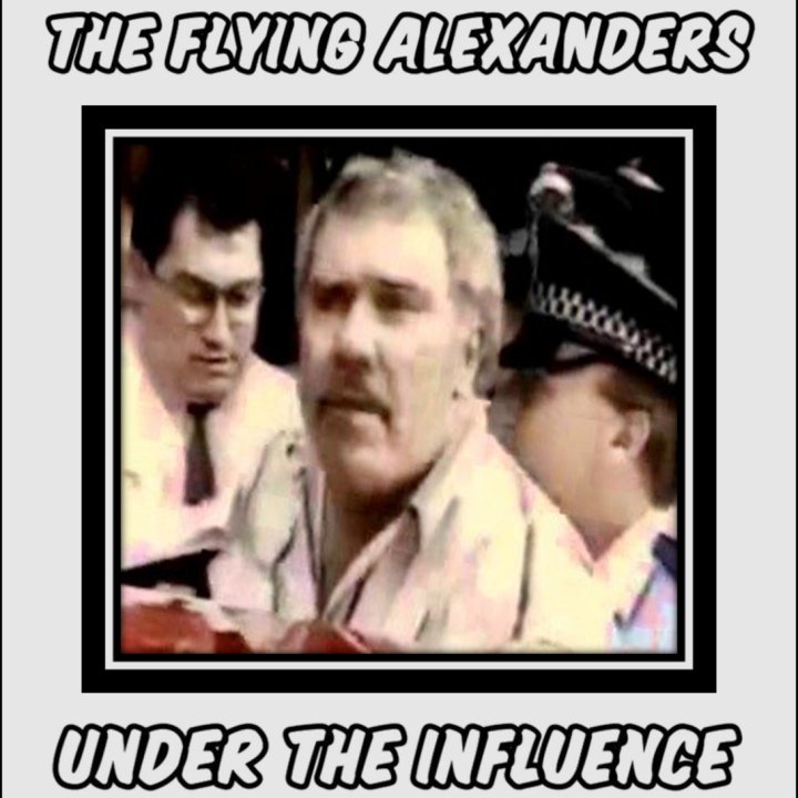 Portada de 'Under The Influence' de The Flying Alexanders, publicado por Weekend Offender Records en febrero de 2021