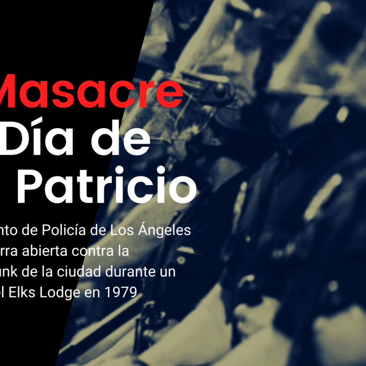 Artículo de Condenado Fanzine sobre el concierto conocido como La Masacre de San Patricio, acaecido el 17 de marzo de 1979 en el Elks Lodge de Los Ángeles con un cartel compuesto por X, The Alleycats, The Plugz, The Zeros, The Go-Go's y The Wipers
