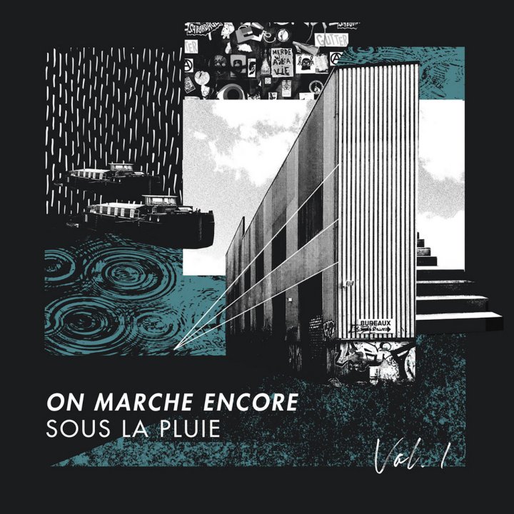 Portada de la compilación ' ON MARCHE ENCORE SOUS LA PLUIE VOL​.​1' (2021)