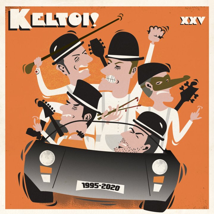 Portada de 'XXV', nuevo single de Keltoi! que edita CROM Records (Abril, 2021)