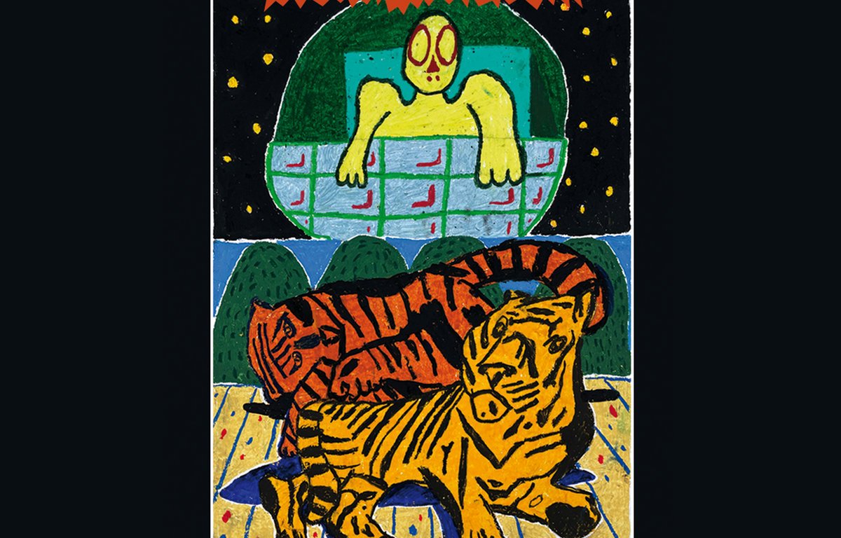 Portada de 'Fatal Insomniac' de OK Satán, publicado en 2021 por el sello Phantom Records