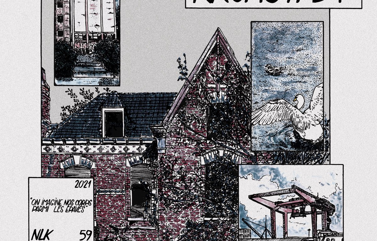 Portada de 'Quai de l'ouest', nuevo disco de Kronstadt que será publicado en junio de 2021 por el sello Une Vie Pour Rien Vinyles