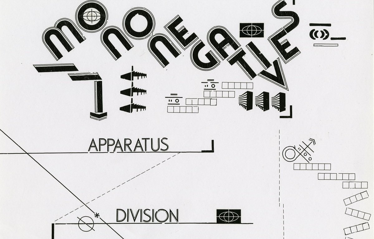 Portada del disco 'Apparatus Division' de Mononegatives, editado en LP en mayo de 2021 por los sellos No Front Teeth Records y Bick Neck Records