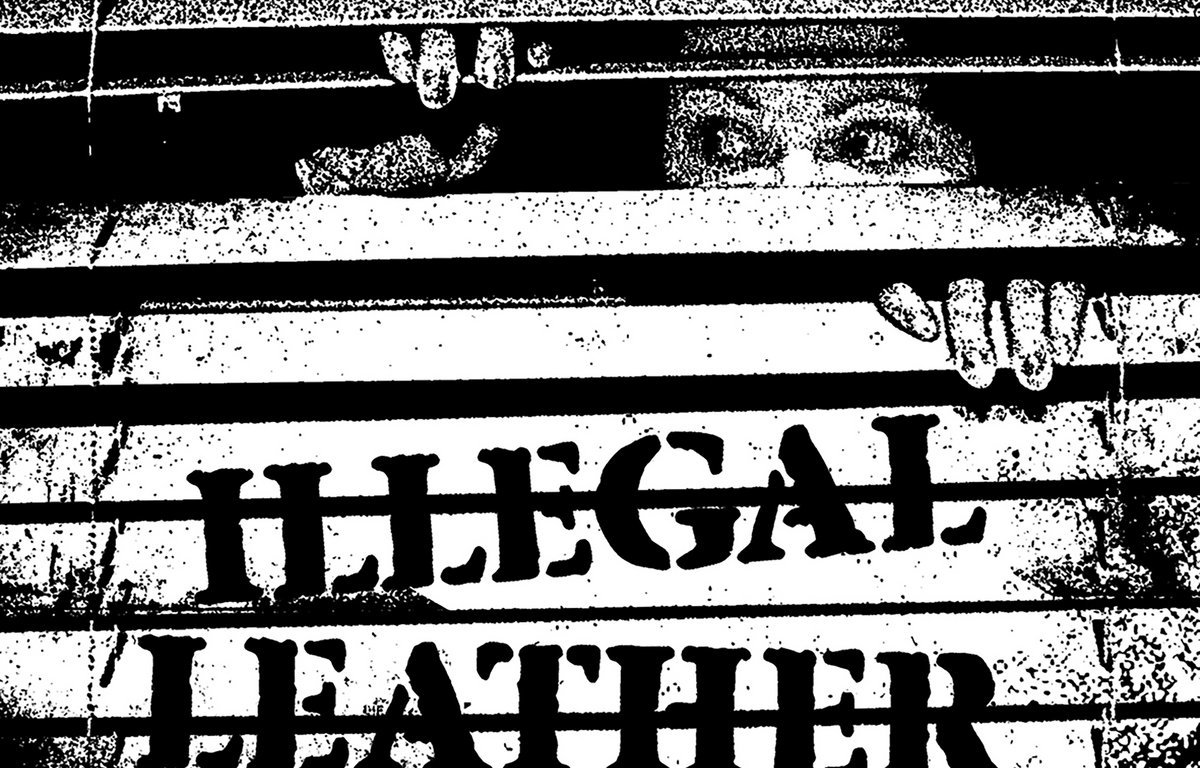 Portada de 'Hate Crime' (No Front Teeth Records, 2021) de Illegal Leather