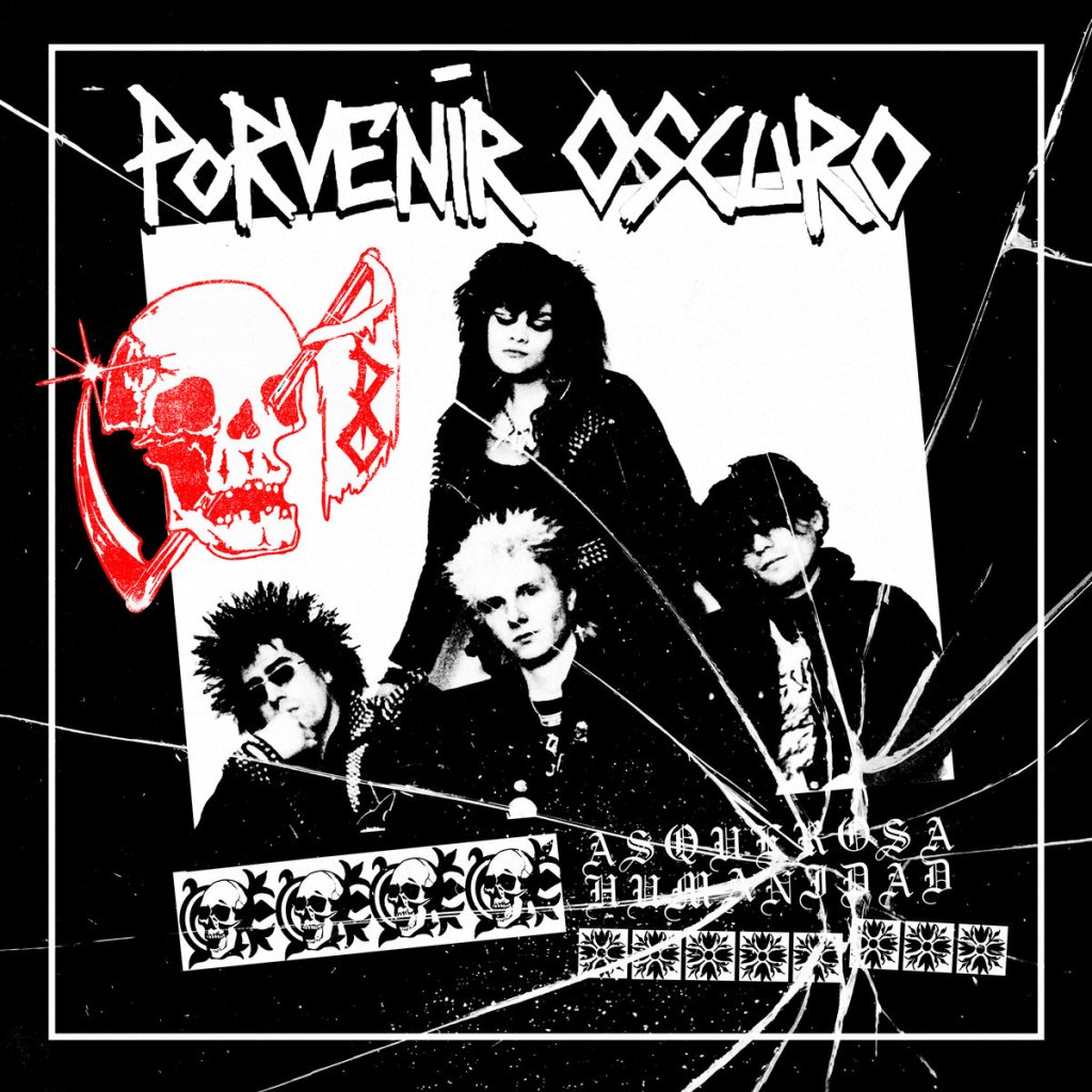 Portada del LP 'Asquerosa Humanidad' de Porvenir Oscuro (La Vida Es Un Mus, 2021)