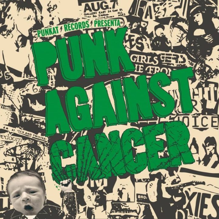Portada del disco Punk Against Cancer (Punkat Records, 2021)