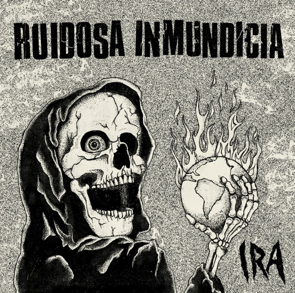 Portada de 'Ira', próximo disco de Ruidosa Inmundicia que será editado en 2021 por el sello Adult Crash
