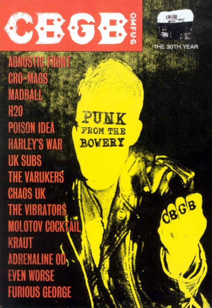 Portada del DVD 'CBGB Punk From The Bowery' (2003)