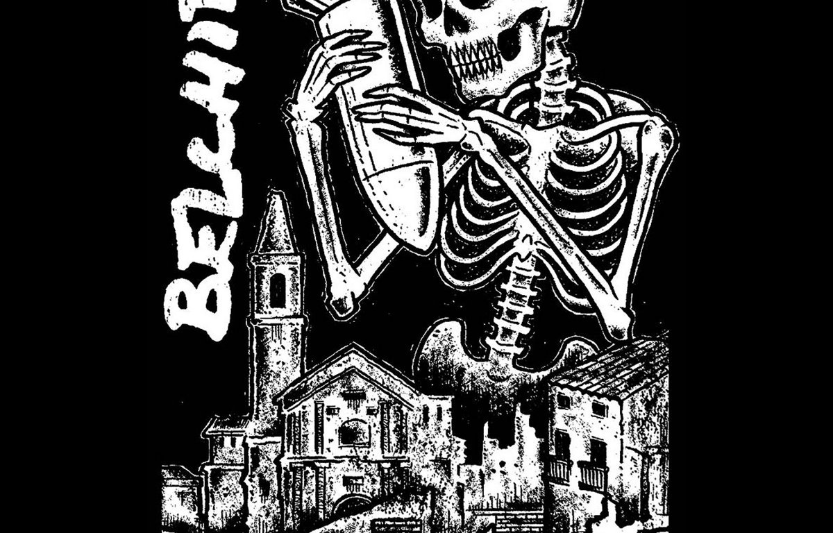 Portada del primer disco de Belchite, banda punk & d-beat de Zaragoza