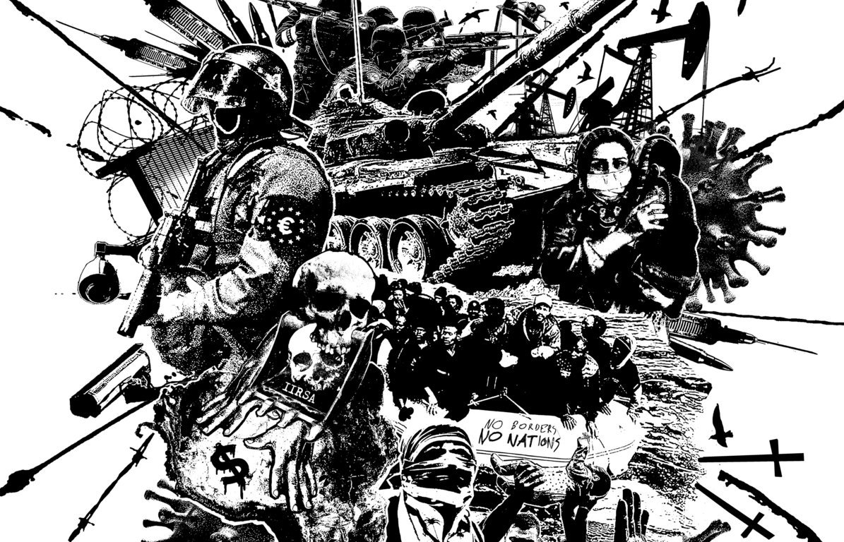 Portada del 7" EP 'Civilización' de B.E.T.O.E. (Blown Out Media, 2021)