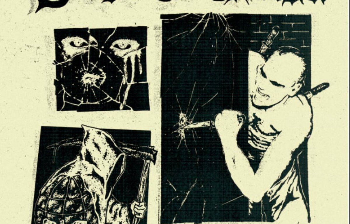 Portada del disco 'Ustela' de Golpe de Gracia, que editan en 2021 los sellos Tough Ain't Enough Records, Tambores de Guerra y Punk Machine Records