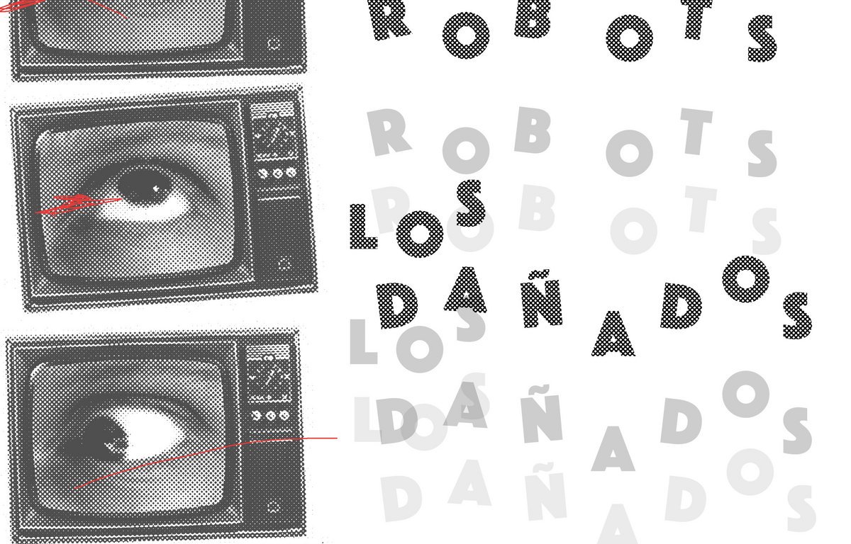 Portada del disco compartido entre Robots (Barcelona) y Los Dañados (Buenos Aires) en 2021