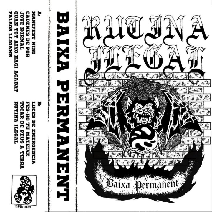 Portada de 'Rutina Ilegal' de Baixa Permanent (2021)